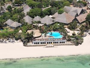 Diani Beach in Kenya's South coastline, 5star beach hotel