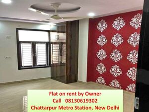 owner flat on rent in chattarpur new delhi 