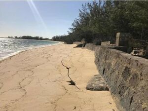 5,560 Sq ft Beachfront Davis Creek, North Andros Bahamas