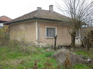 Old house with plot of land situated in a village near fores