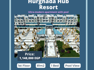 Hurghada Hub Resort - NEW apartment for SALE