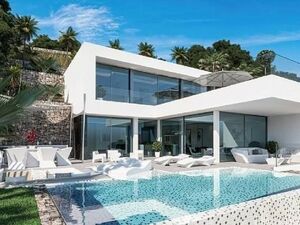 New luxury villa sea views from builder in Calpe