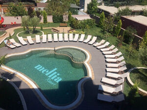 Pool view 1-bedroom apartment in Mellia 9 Resort, Ravda