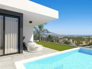 Property in Spain. New villa with sea views in Polop