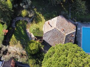 luxury villa with park and pool inside town in Cetona Tuscan