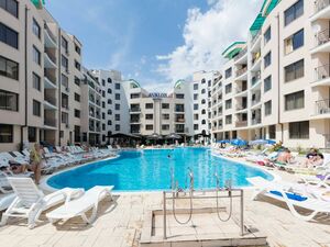 Studio apartment 350 meters from the beach Sunny Beach