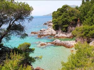 Plot on the sea Peljesac-Croatia