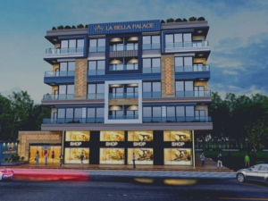 Flat area 61 Sqm La Bella Palace is located in Al Kawthar 