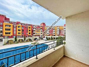 Pool view studio flat for sale Marina Cape Aheloy Bulgaria