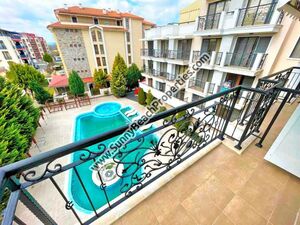 Pool view luxury 2BR flat for sale Villa Valencia Sunny beac