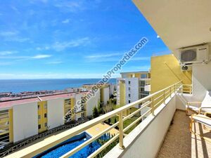 Sea view Luxury 1BR flat for sale Crown fort club St Vlas BG