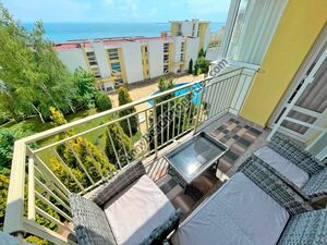 Sea view Luxury 1BR flat for sale Crown fort club St Vlas BG