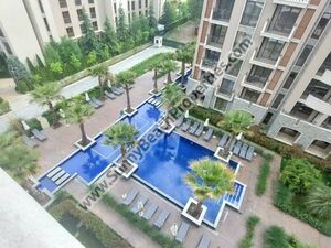 Pool view luxury studio flat for sale Cascadas Family resort