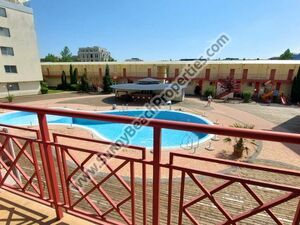 Pool view studio flat for sale Central Plaza Sunny beach BG
