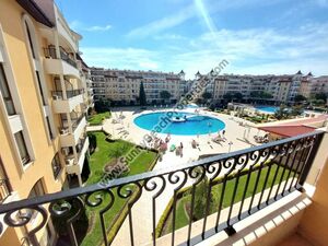 Pool view luxury 2BR/2BA flat for sale Royal Sun Sunny beach