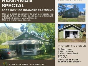 Roanoke Rapids NC House for Sale