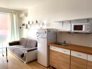 Bright studio apartment for sale with a balcony 3km from sea
