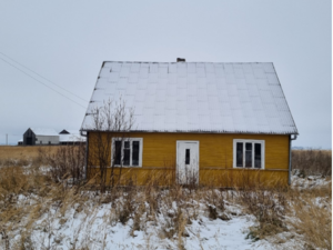 A detached house in a plot of nearly an acre in Lithuania