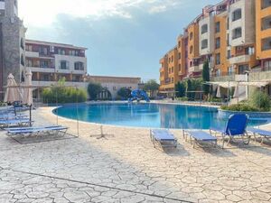 Pool view 1-Bed apartment in Marina Cape, Aheloy