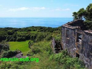 Azores Island Rock House Ruin for Renovation Project