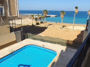  Studio 55 m Sea view ready to move private beach. Hurghada