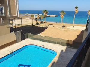  Studio 51m Sea view ready to move private beach. Hurghada