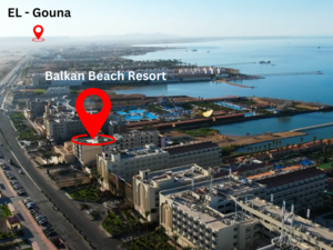  Studio 40m Sea view with private beach. Balkan Hurghada