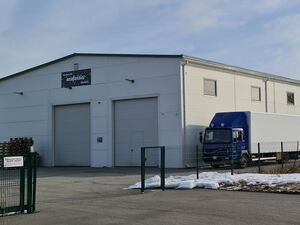 Modern production building 5km from the VIA Baltica route 