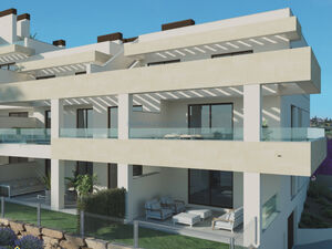 Apartment under construction in Estepona, Malaga province.