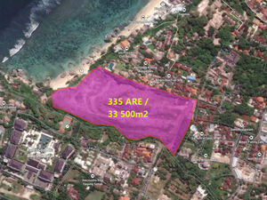 Bingin, 335 ARE of Exceptional Real Estate on Cliff-edge