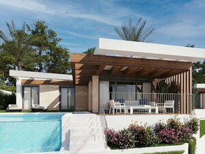 Property in Spain. New villa with sea views in Polop