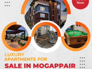 Experience the Best: 2, 3 & 4 BHK Apartments in Mogappair