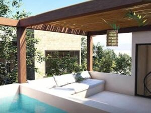 3BR 3BA House with Roof garden and palm roof, Distrito La Se