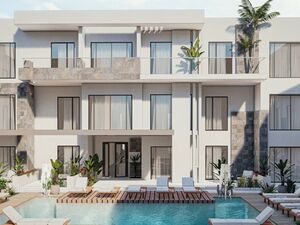  Studio 50m Pool view with private garden in magawish