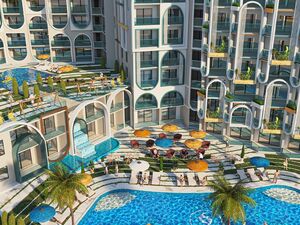  Studio 52m Pool View in elhadabaa
