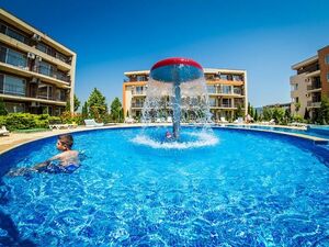 41 sq. m.  studio with Balcony in Nessebar Fort Club