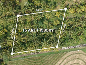 Balian, Secluded Hilltop Paradise, Offering 1500m² of Tropic
