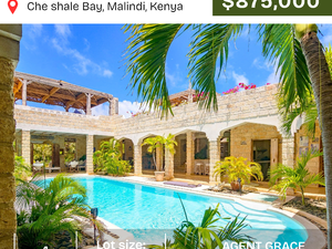 Beachfront Villa For Sale In Kenya