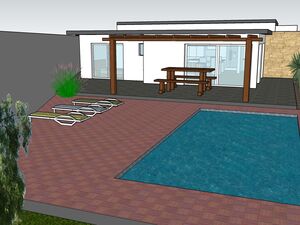 Three bedroom house with pool, garage and garden Portugal