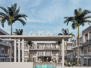 1-bedroom apt. 74 m. with a garden view in La Vista Magawish