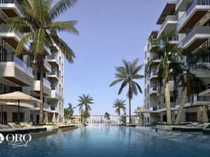 Side Sea View Studio with Private Beach in Ahyaa – 10% Down