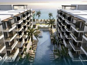 Beachfront 58 m2 Studio for Sale in Oro Beach Resort 