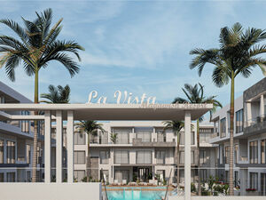83m² One Bedroom Apartment with Private Garden & Pool View L