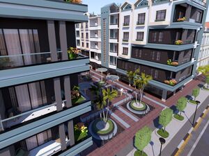 57 sqm apartment with a direct pool view,inside Promenade.