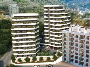 Two-bedroom apartment in the Twin Tower, Budva, Montenegro