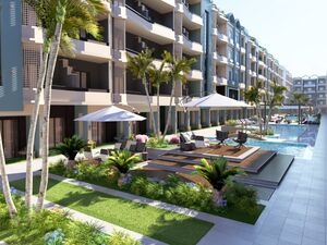 studio apartment 34sqm pool view for sale, in hurghada 