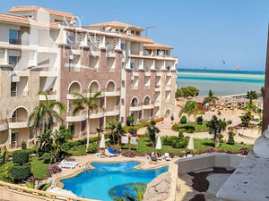 Pool and sea view 1 bedroom apartment for sale