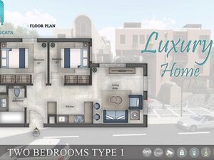  2 Bedroom Apartment with Private Roof | Sea View