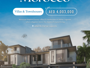 6 Bed Villa For Sale in Morocco, Damac Lagoons For AED 4M