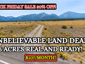 Black Friday: 30% OFF – 5 Acres in San Luis for $107/Mo!